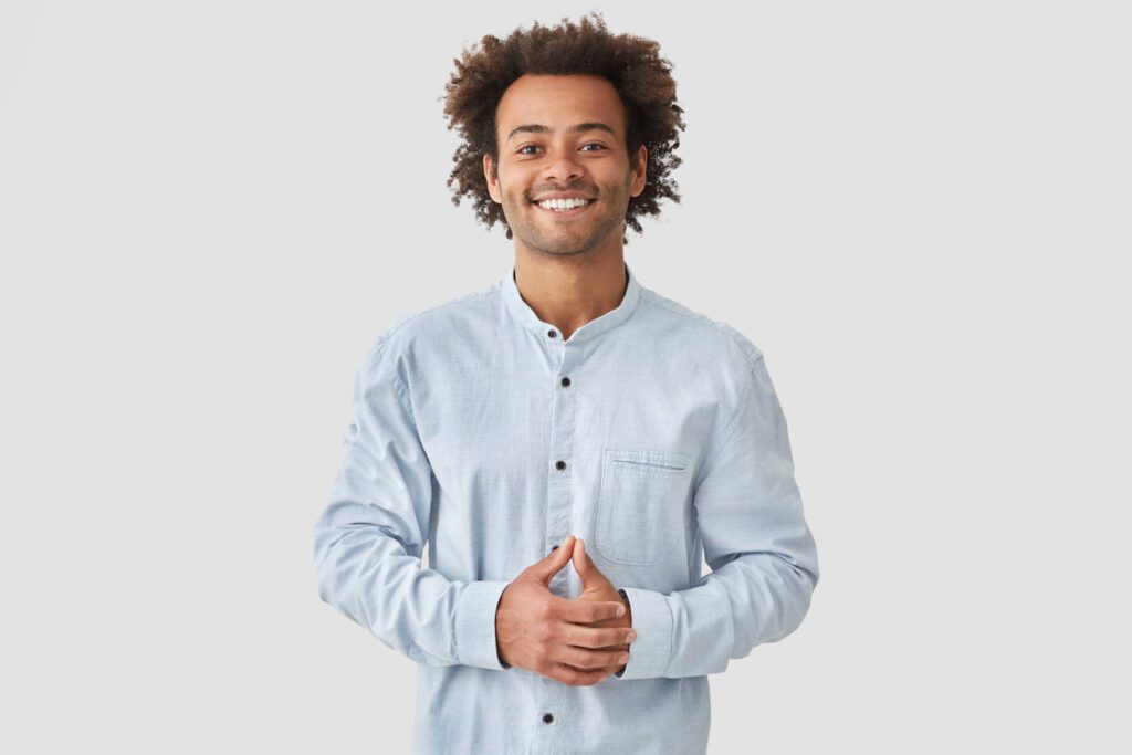 smiling African American