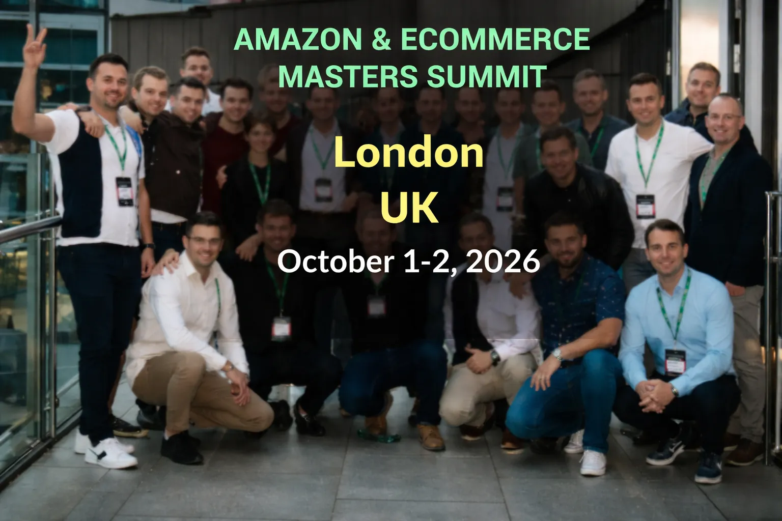 Amazon & Ecommerce Masters Summit in London, UK, October 1–2, 2026.