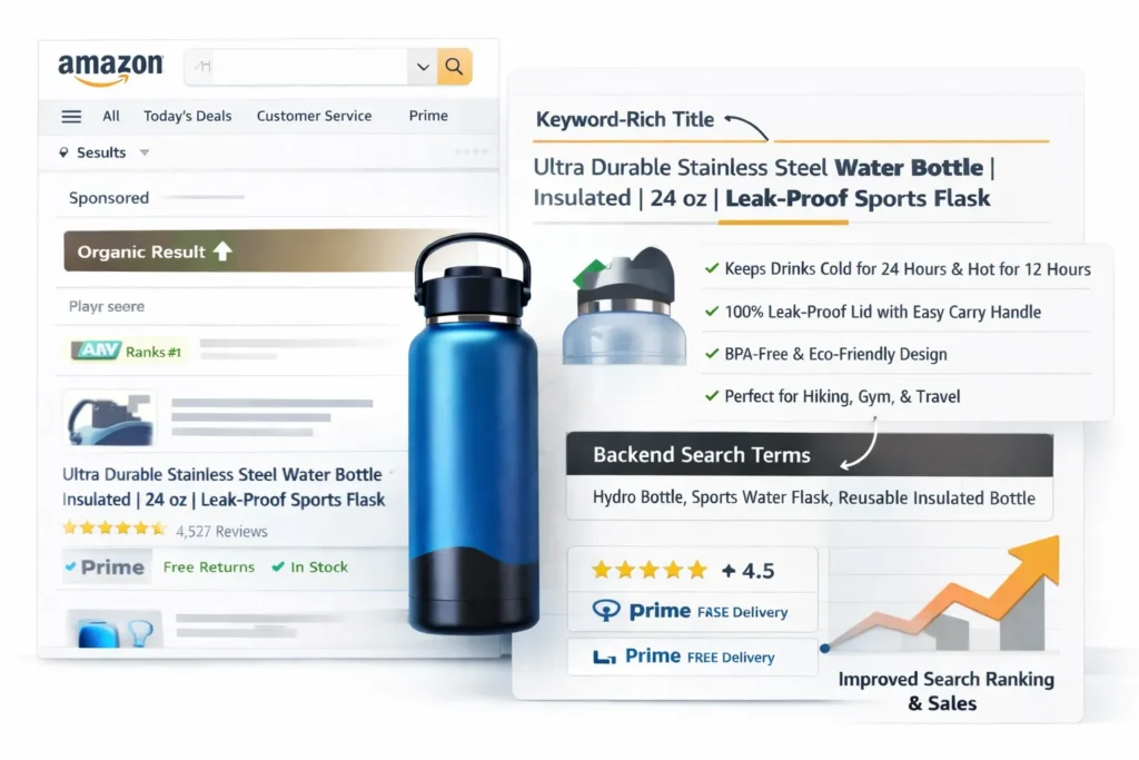 SEO-optimized Amazon product listing