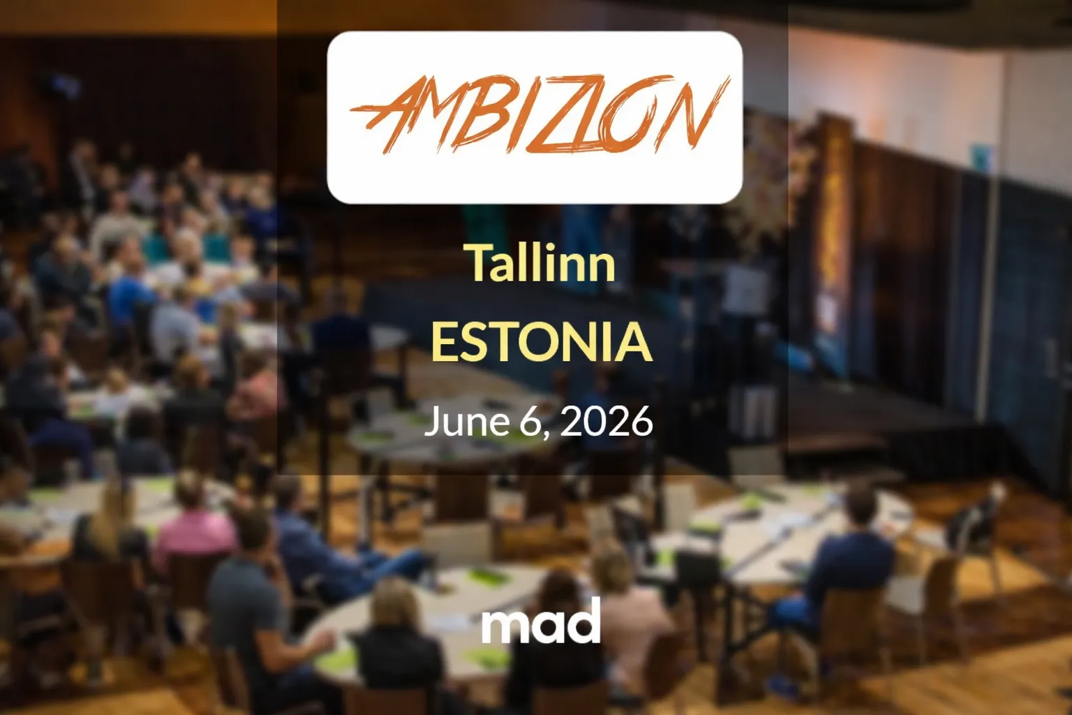 Ambizion conference in Tallinn, Estonia, June 6, 2026.