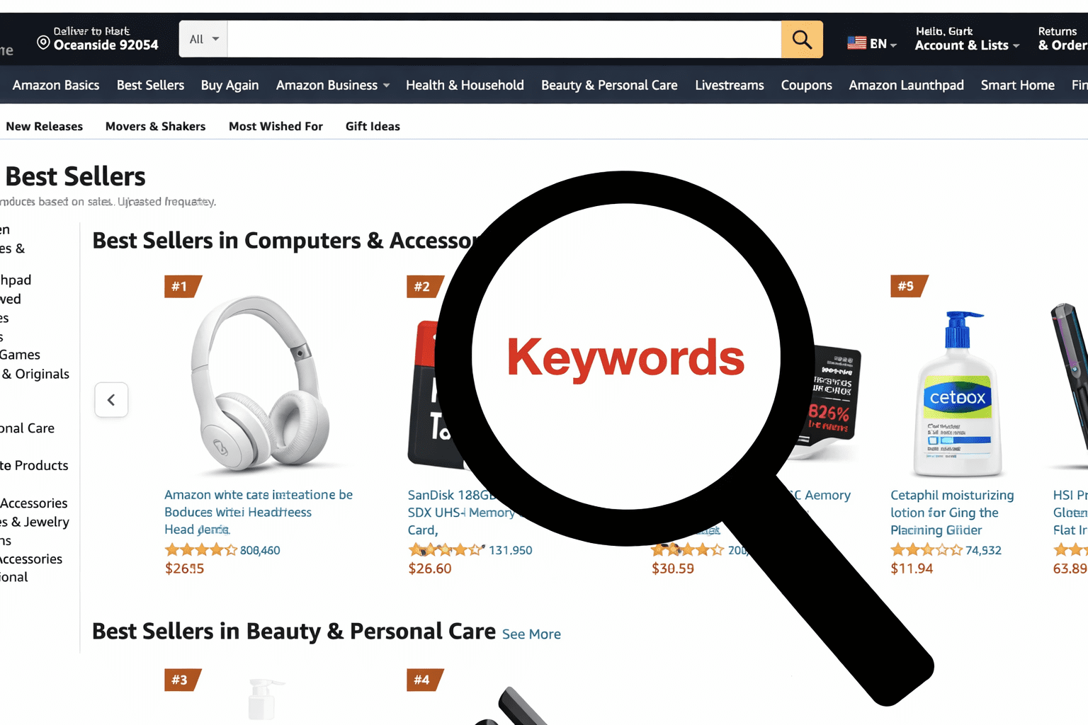mazon keyword research for best selling products