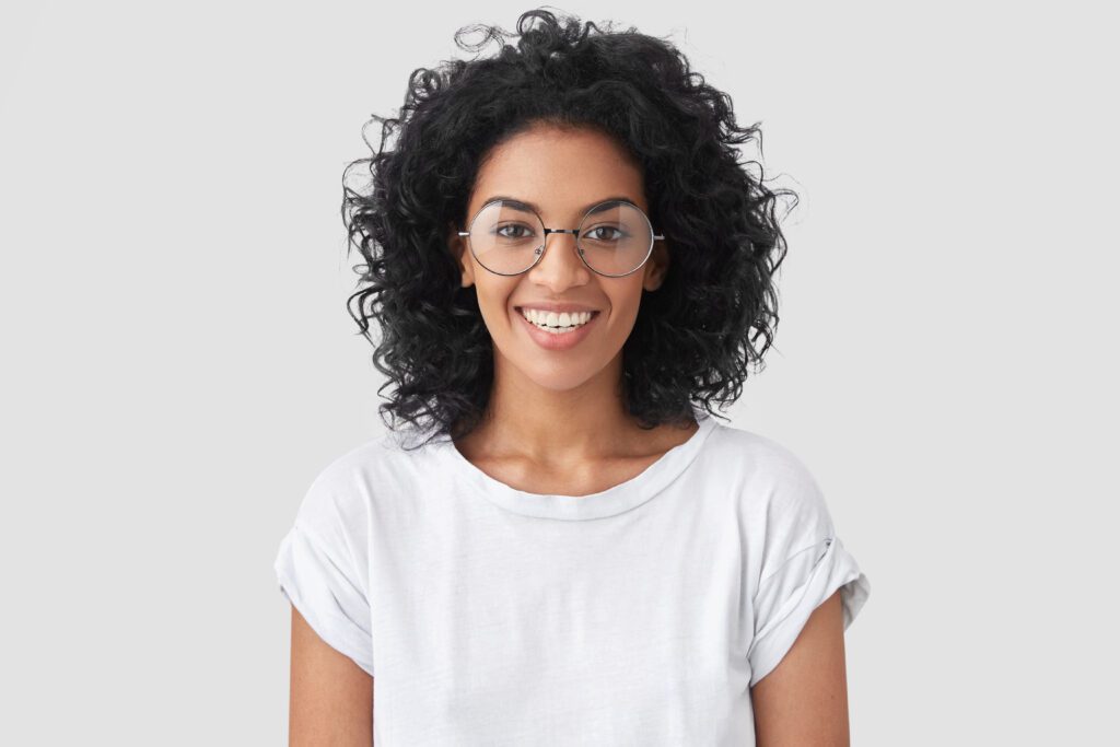 Beautiful smiling African American