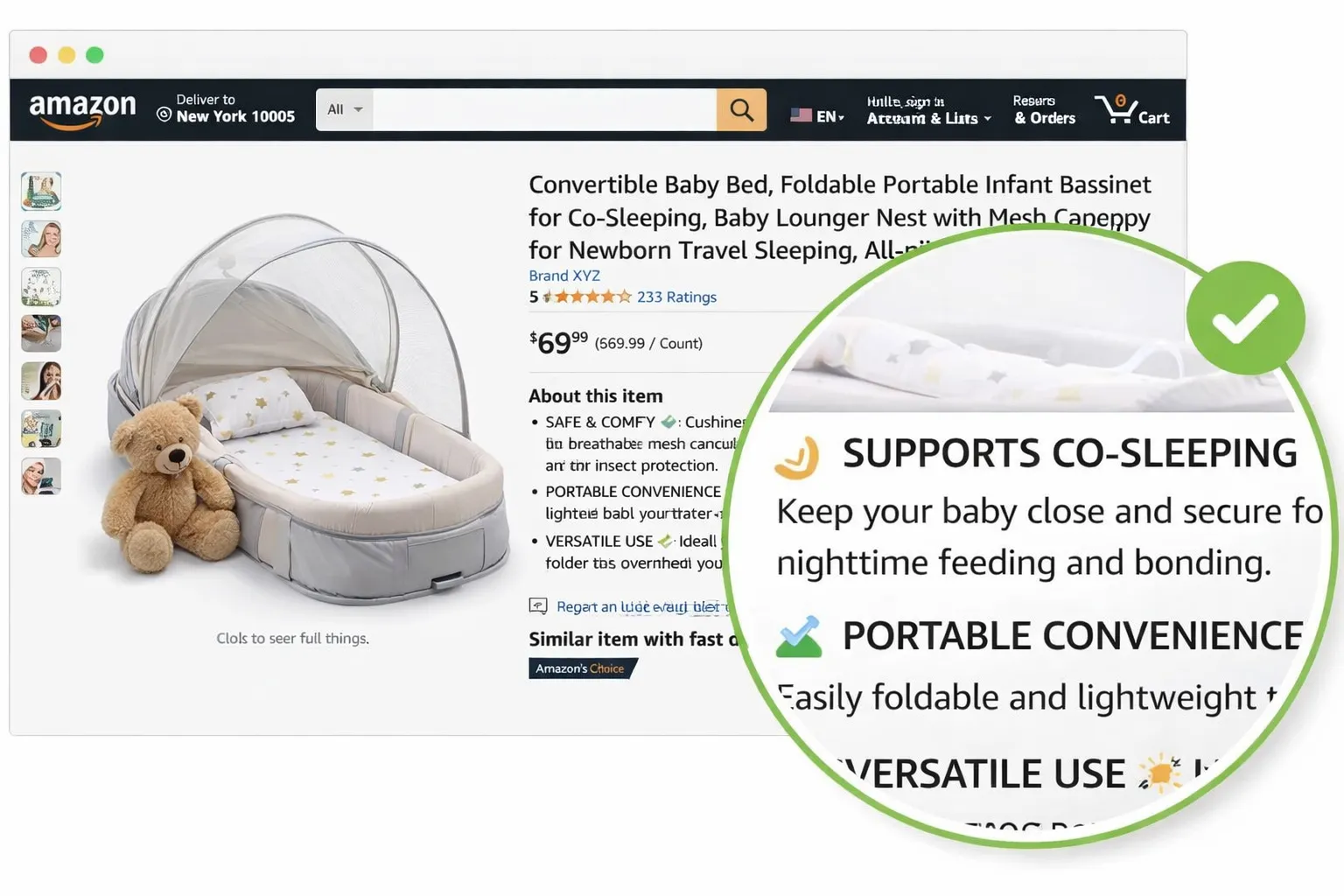product infographic amazon a+ content