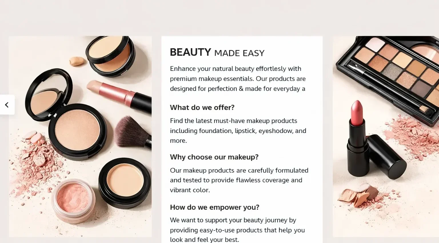 makeup amazon a plus content