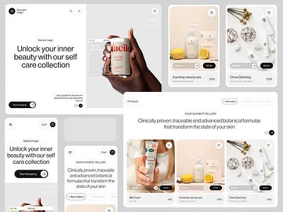professional ecommerce web design services with custom online store layout and product showcase