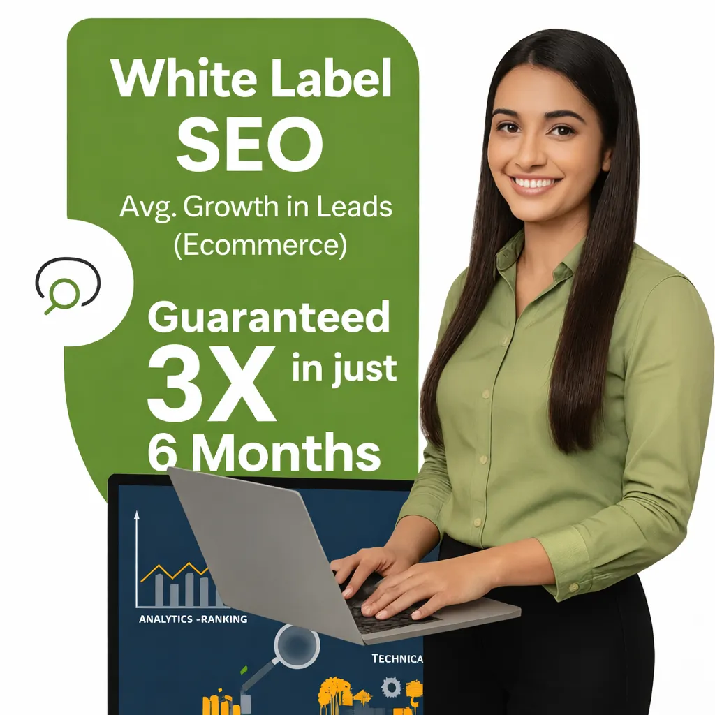 White label SEO expert showcasing guaranteed SEO growth results for agencies and resellers
