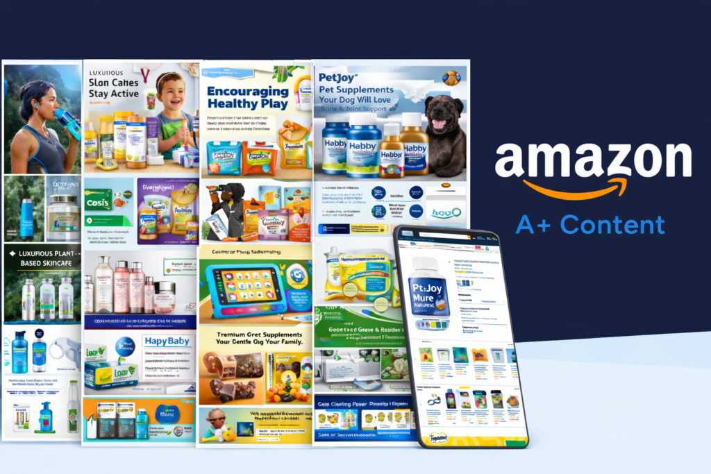 Amazon A+ Content examples for product listing optimization