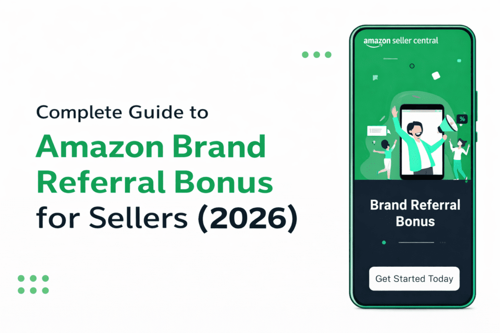 Amazon Brand Referral Bonus program guide banner