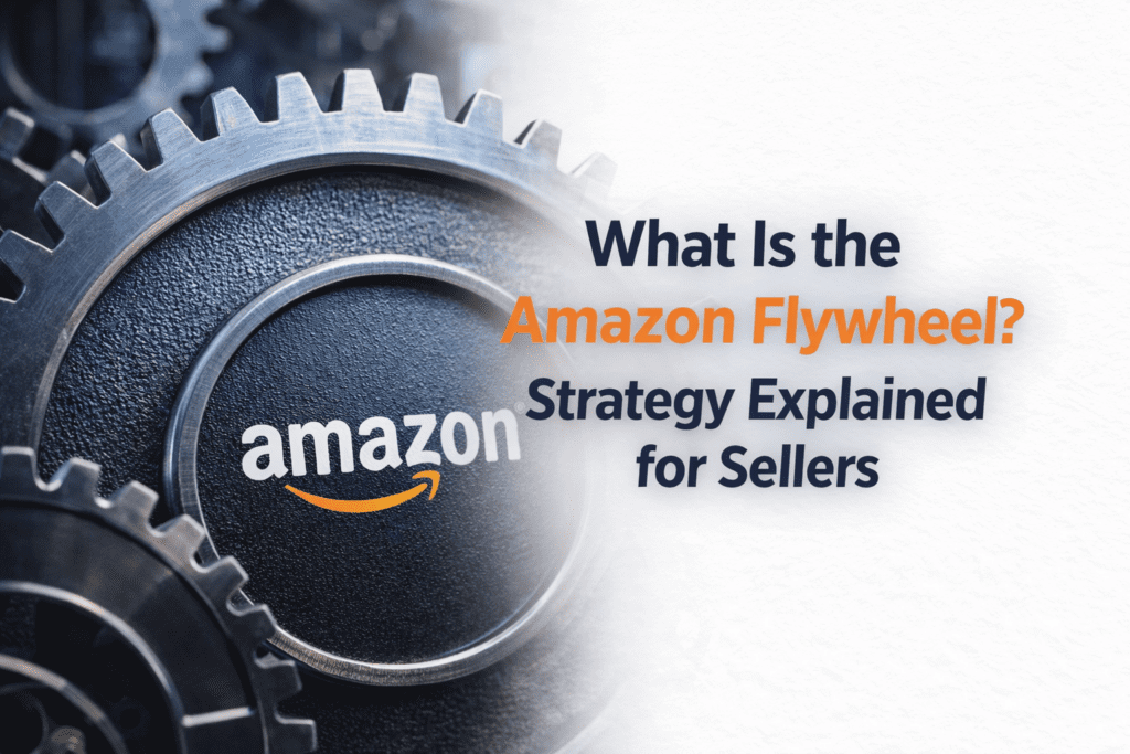 Amazon Flywheel strategy concept for sellers