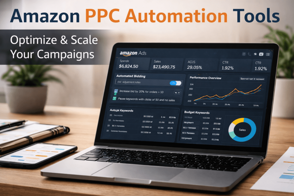 Amazon PPC automation tools dashboard