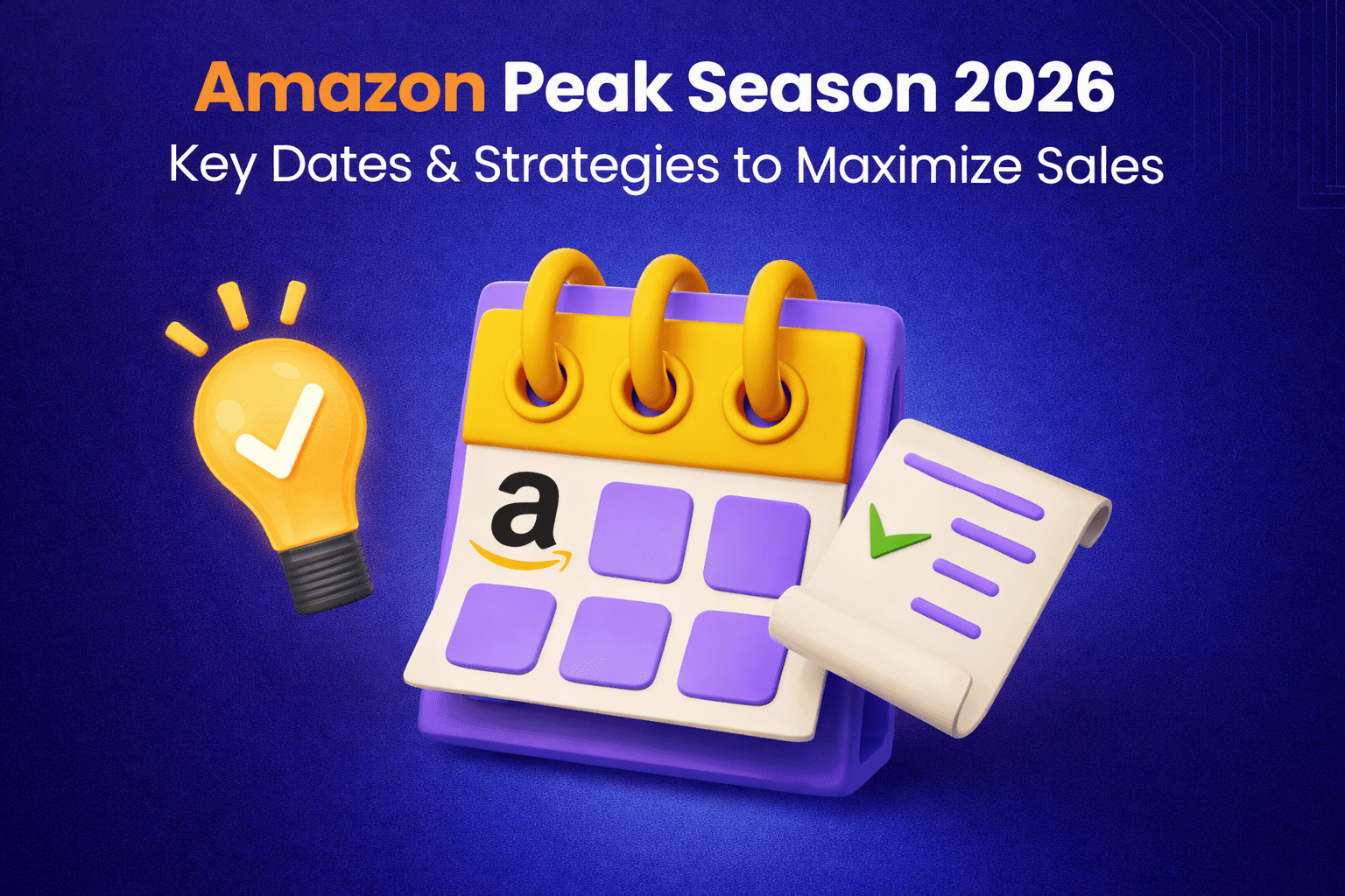 Amazon Peak Season 2026: Key Dates, Strategy & How Sellers Can Maximize Sales