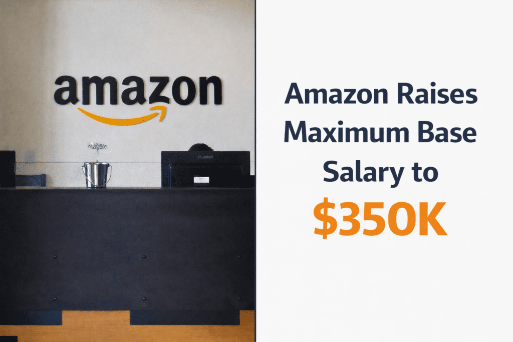 Amazon raises maximum base salary to $350K news