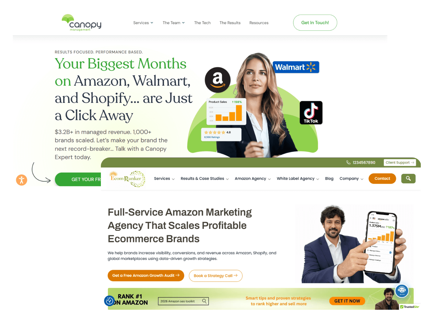 Ecom Ranker vs Canopy Management