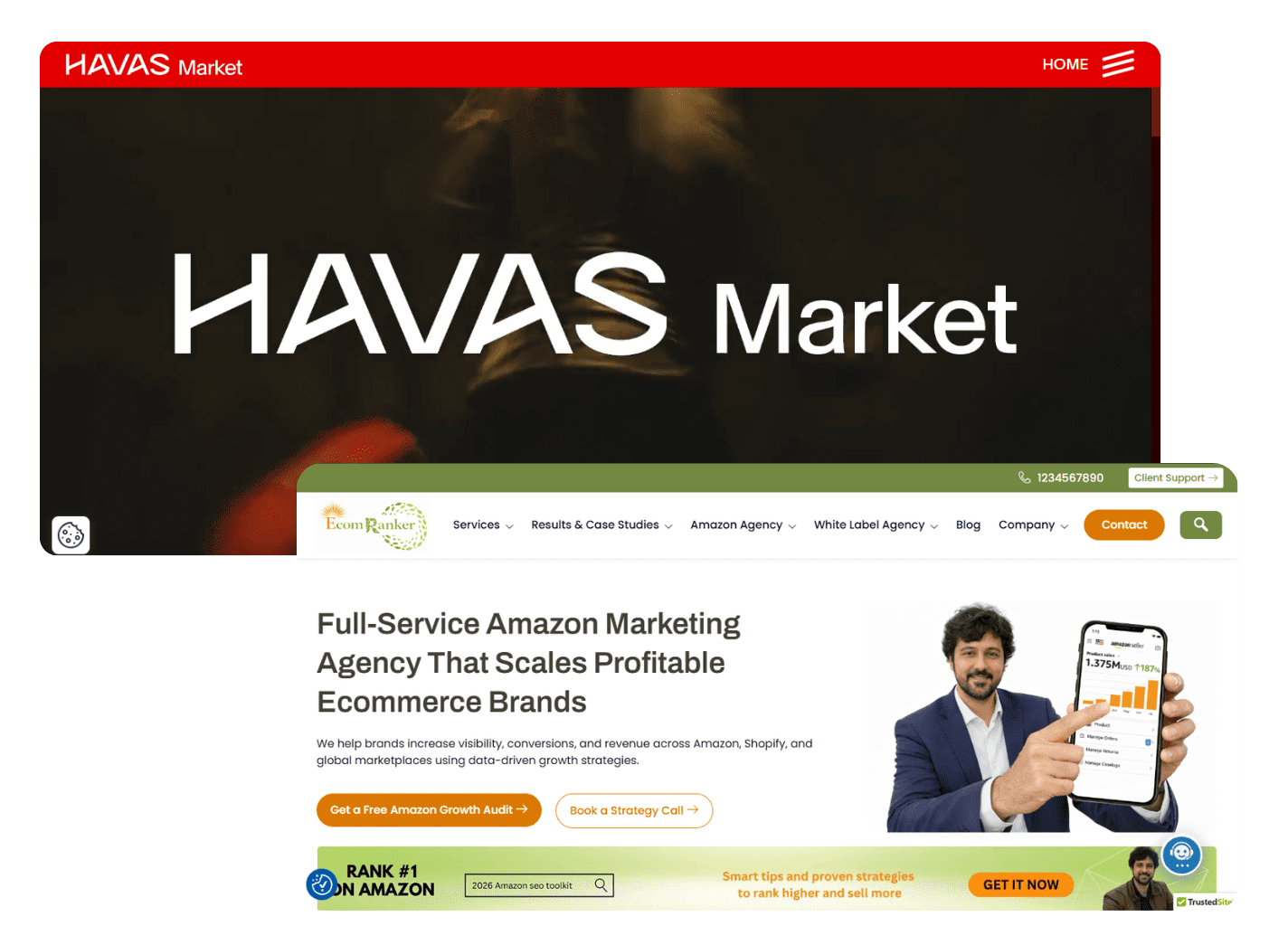 Ecom Ranker vs Havas Market