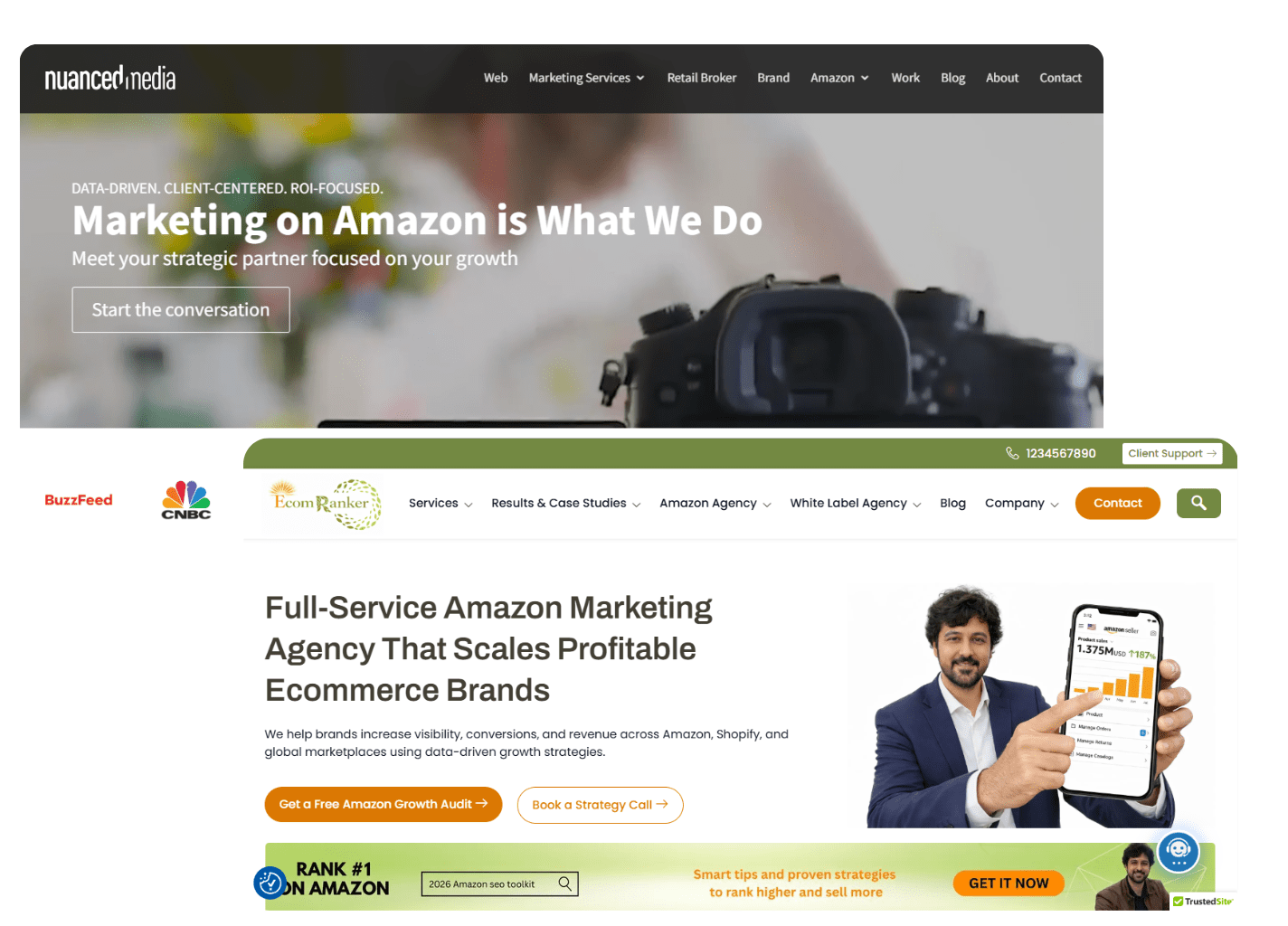 Ecom Ranker vs Nuanced Media