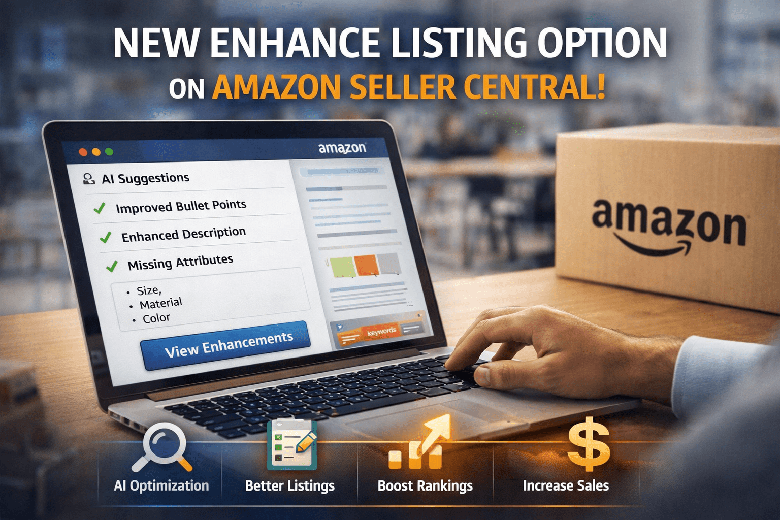 New Enhance Listing Option On Amazon Seller Central