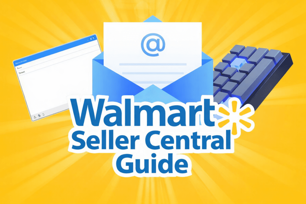 Walmart Seller Central setup guide graphic