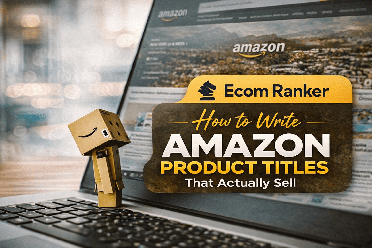 How to Write Amazon Product Titles That Actually Sell (Complete Guide by Ecom Ranker)