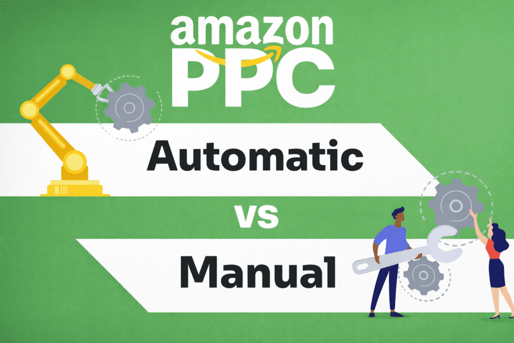 automatic vs manual amazon ppc campaigns
