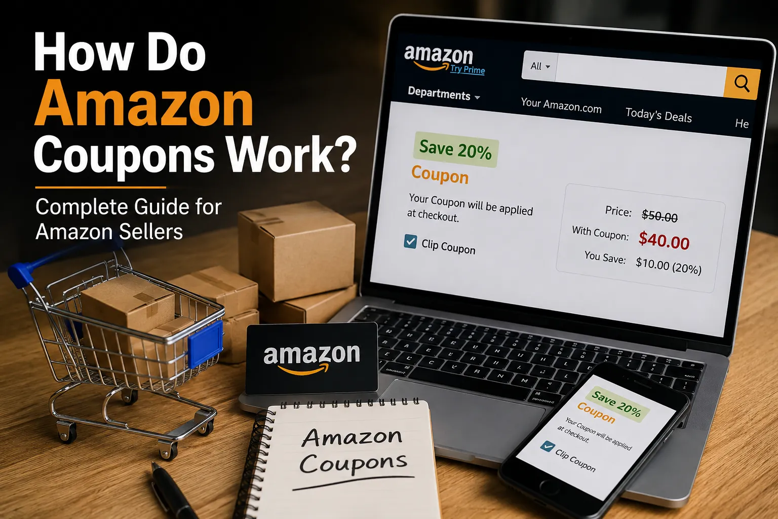 how do amazon coupons work
