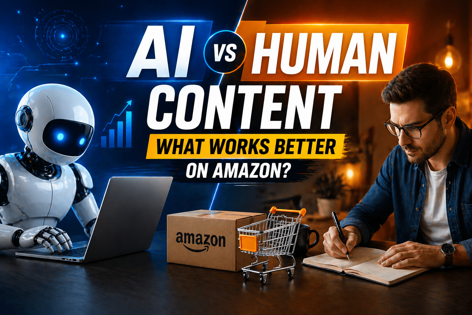 AI vs Human Content: What Works Better on Amazon? (Complete 2026 Guide)