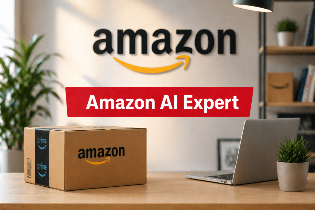 Amazon AI expert office workspace