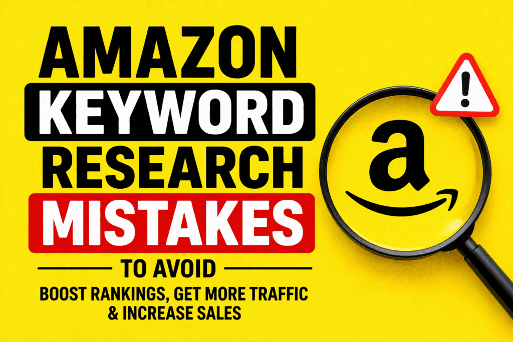 Amazon keyword research mistakes