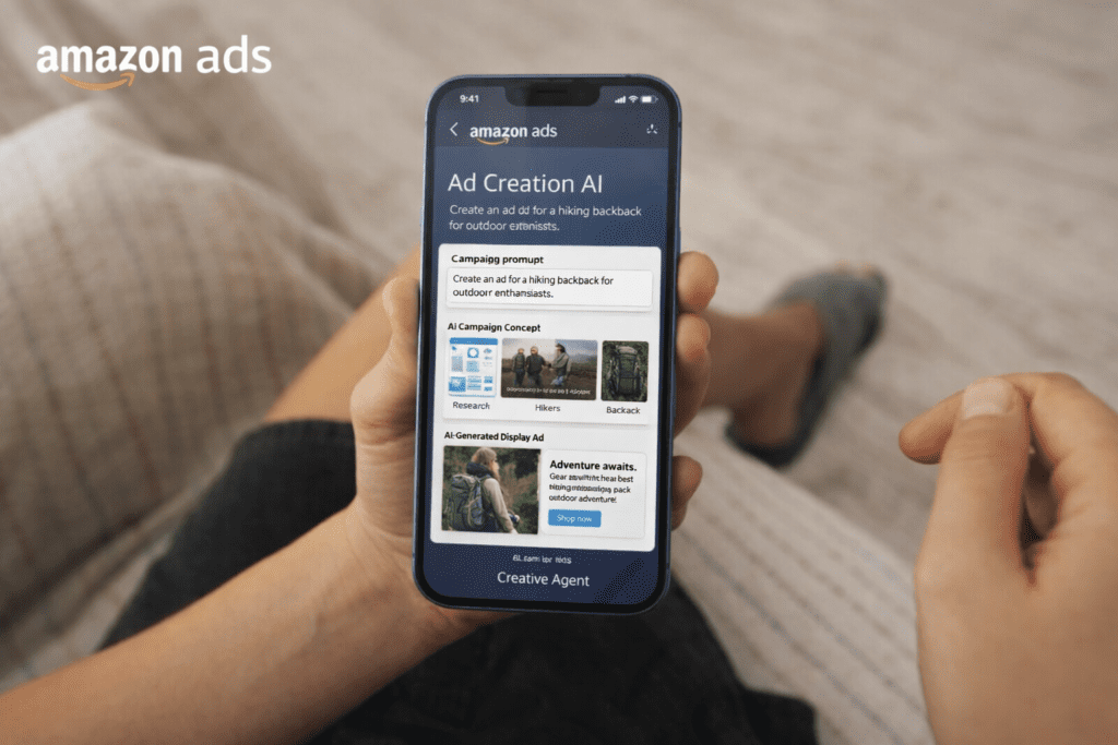 Creating ads with Amazon AI