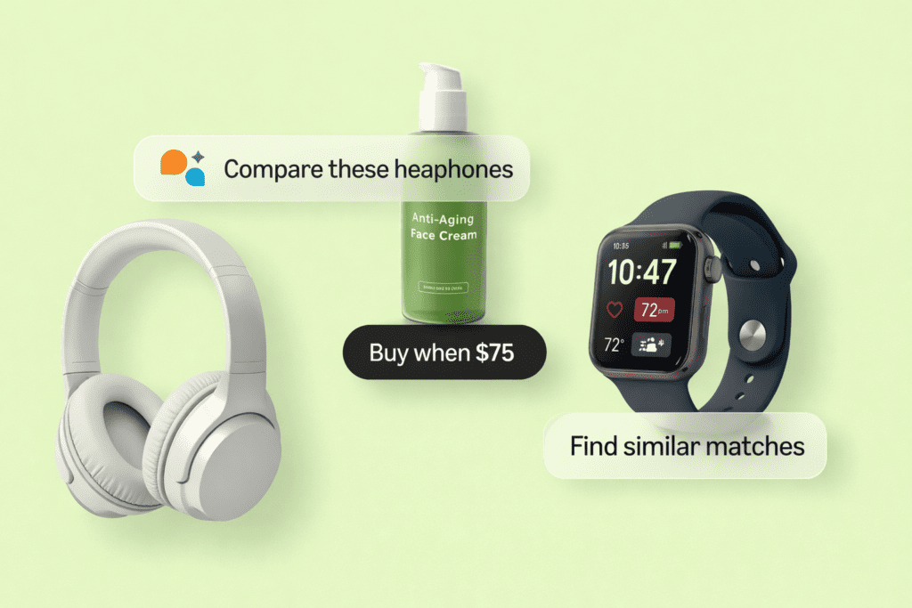 Shopping assistant with product comparison tools