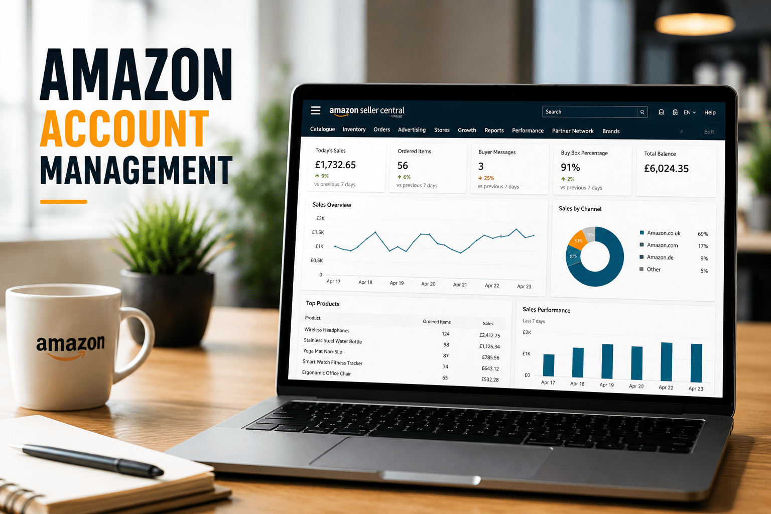 Best Amazon Account Management Agencies in UK