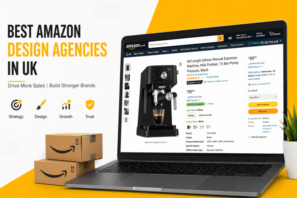 Best Amazon design agencies in UK