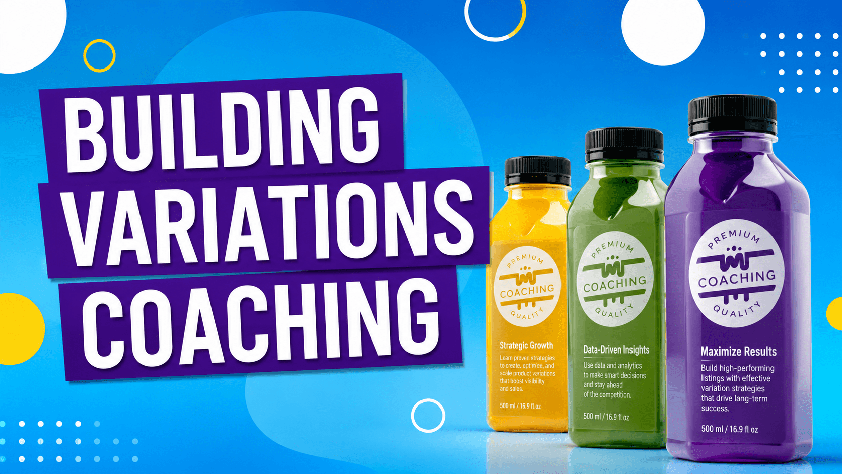 Building variations for product coaching