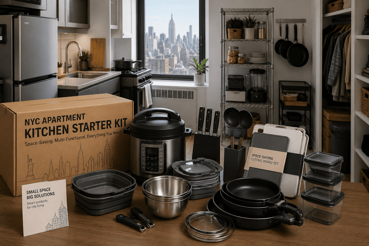 NYC kitchen starter kit setup