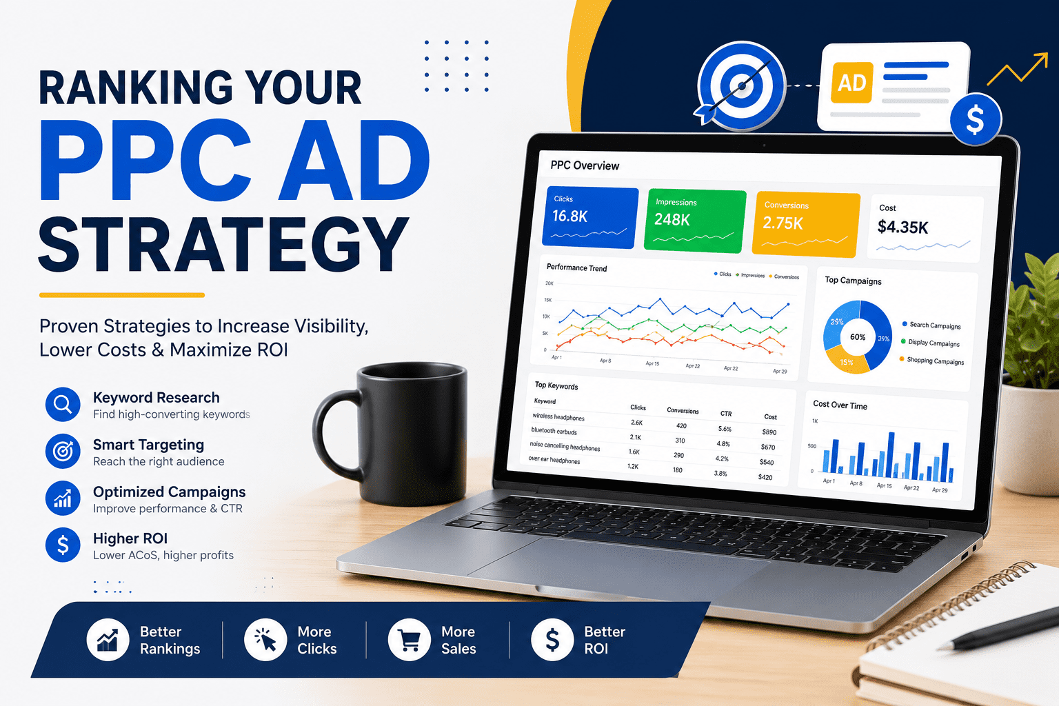 Ranking Your PPC Ad Strategy: The Complete Guide to Higher ROI and Better Ad Performance