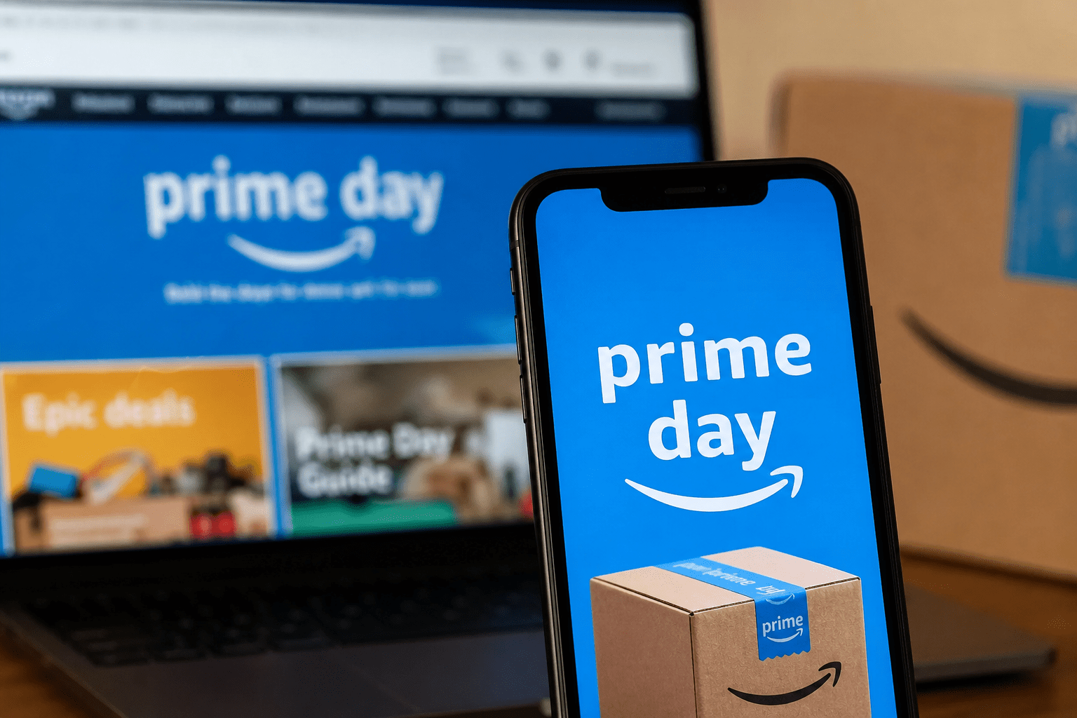 Prime Day deals on display