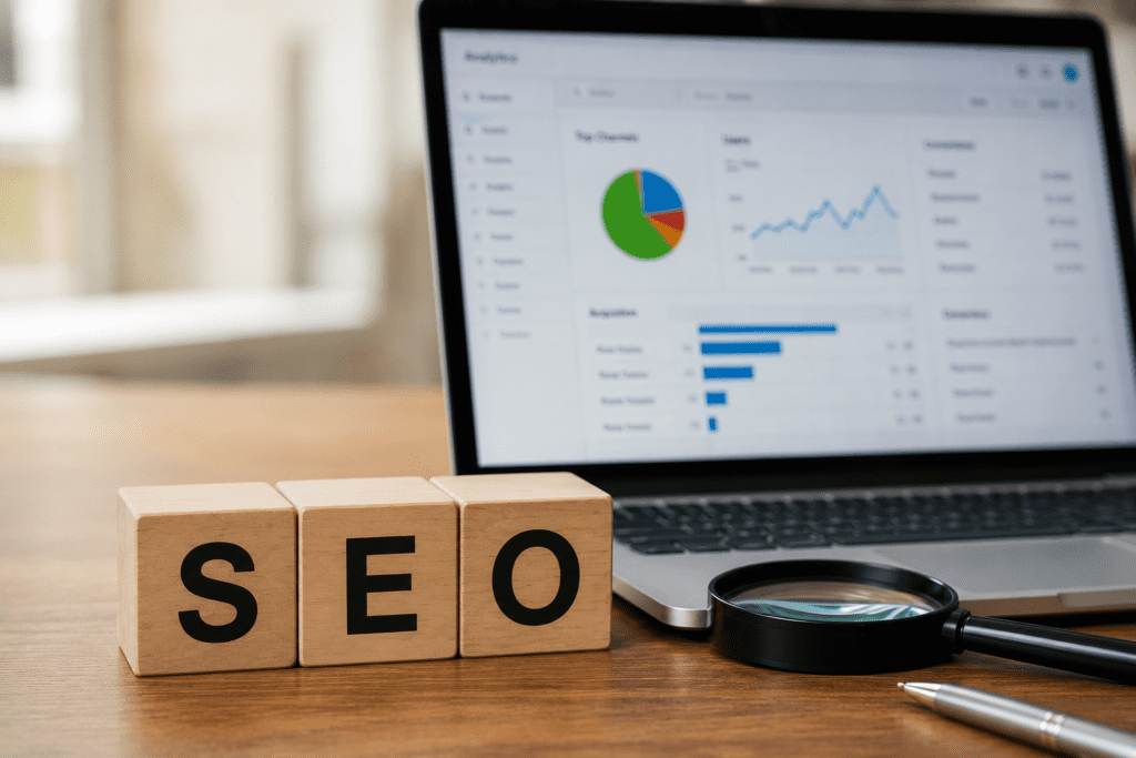 SEO analytics workspace setup