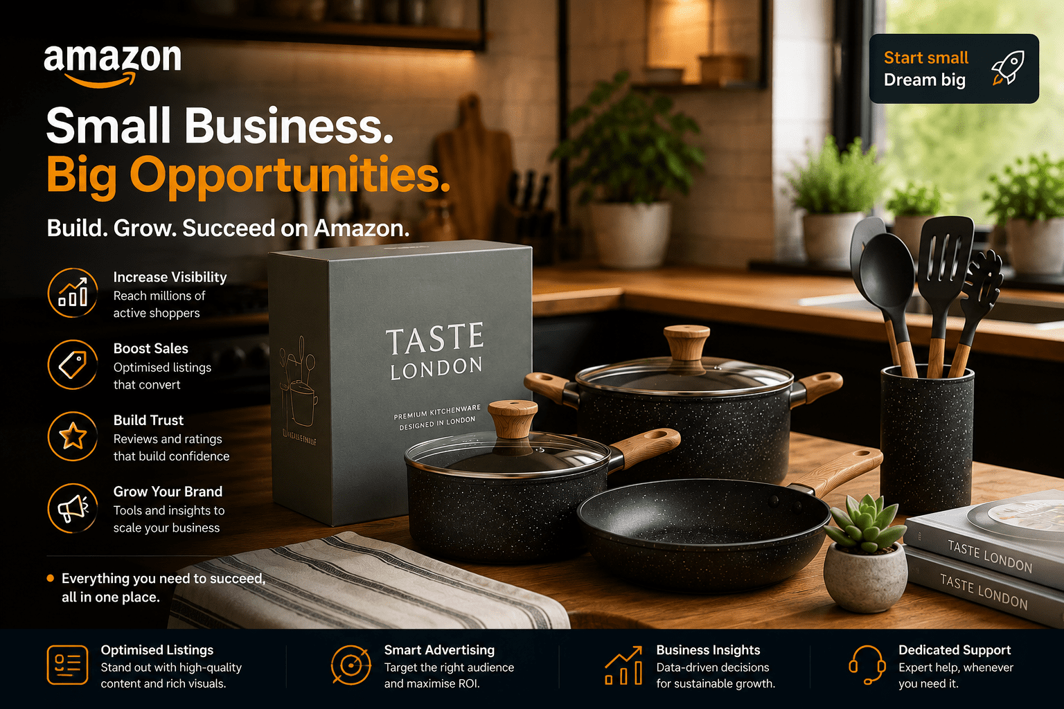 Small business success in the kitchen