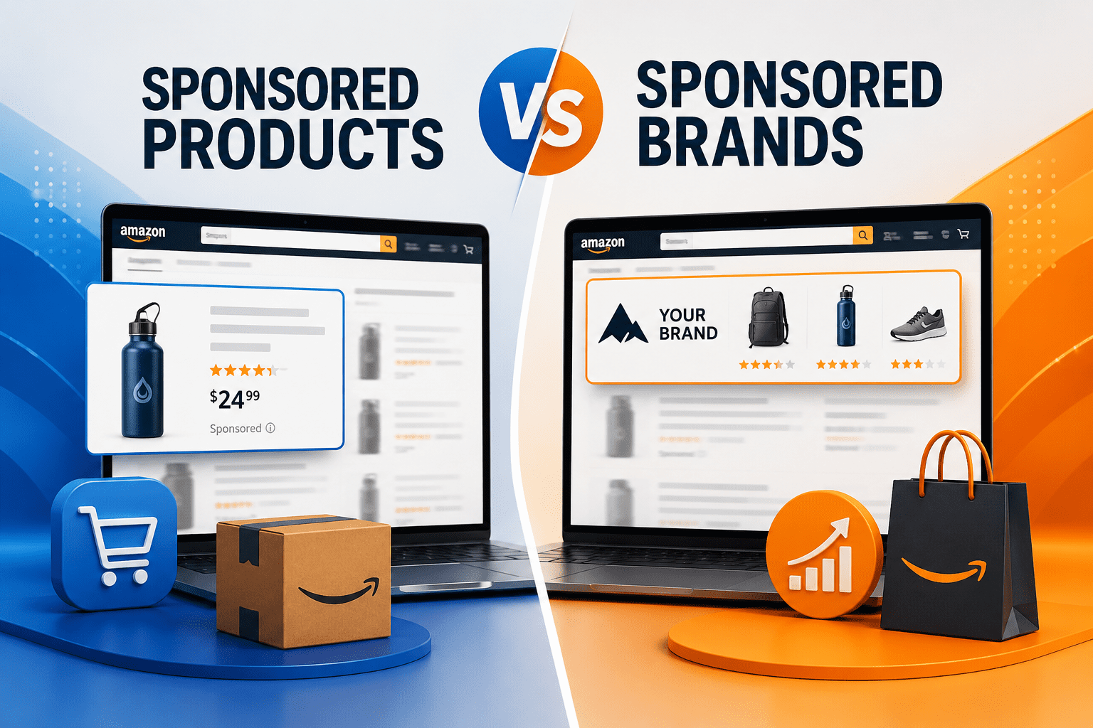 Amazon Sponsored Products vs Amazon Sponsored Brands 2026