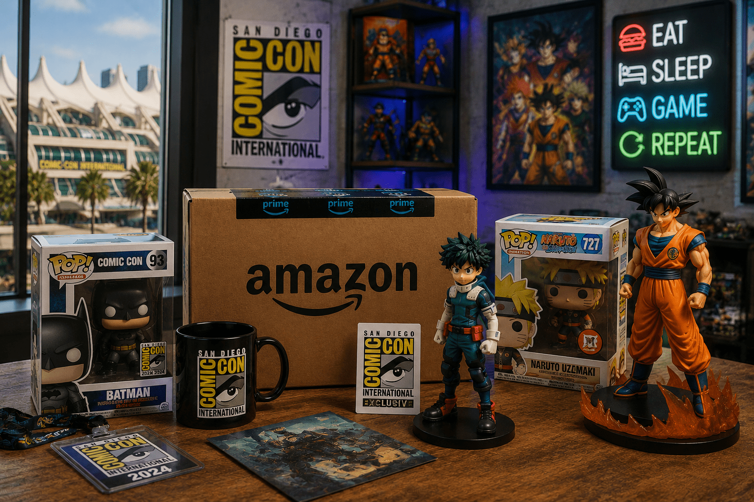 Comic-Con collector's hub at home