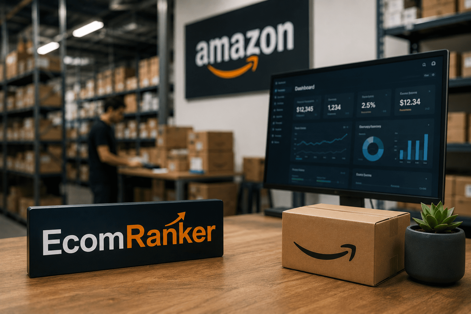 EcomRanker office in an industrial warehouse