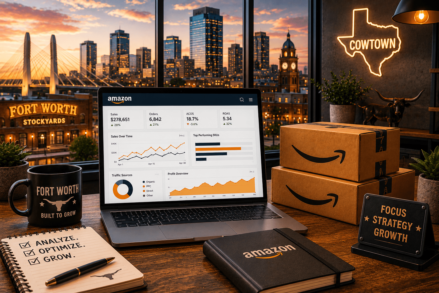 Mid-Level Fort Worth Amazon Businesses