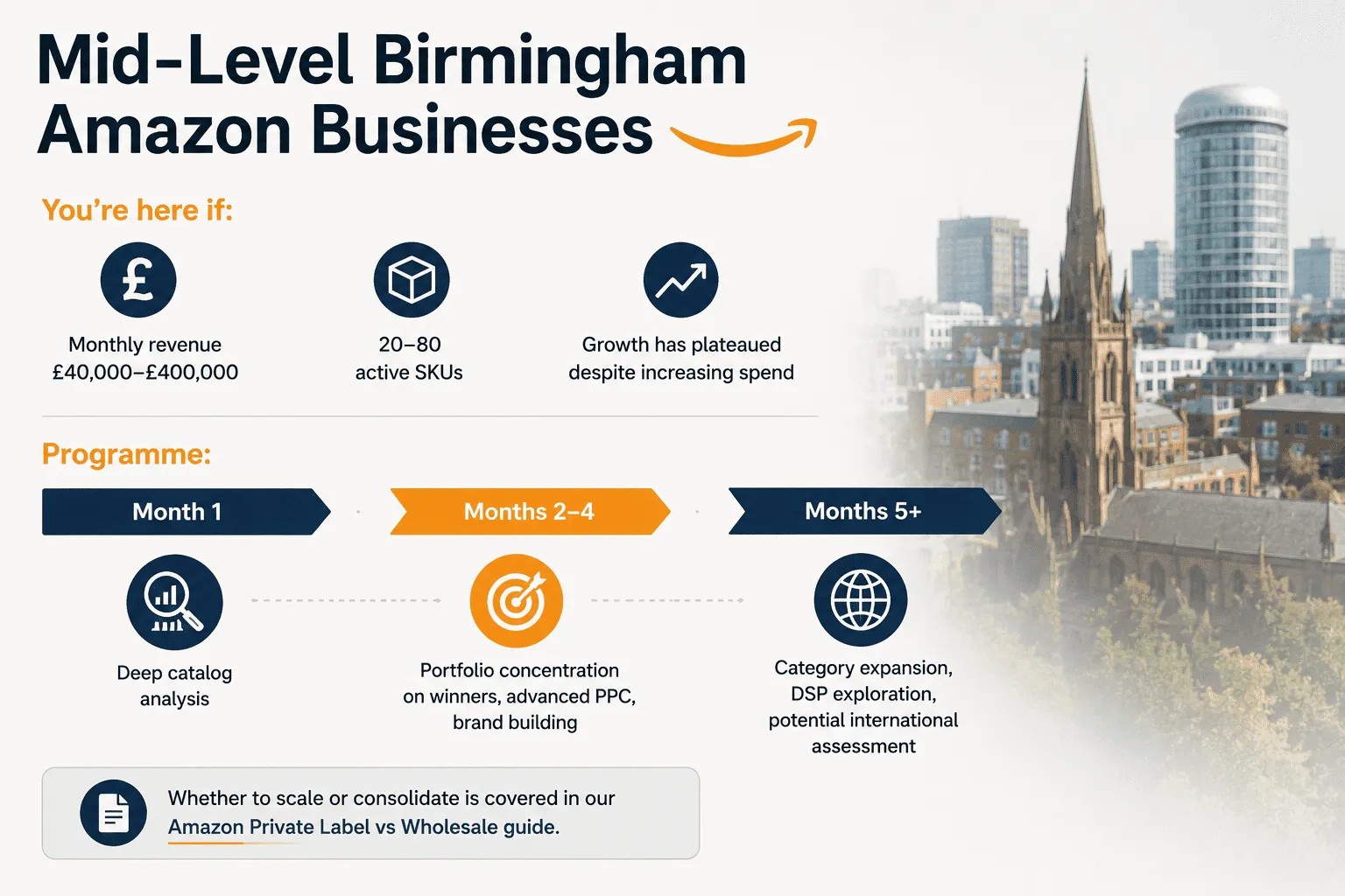 Mid-level Amazon business growth roadmap