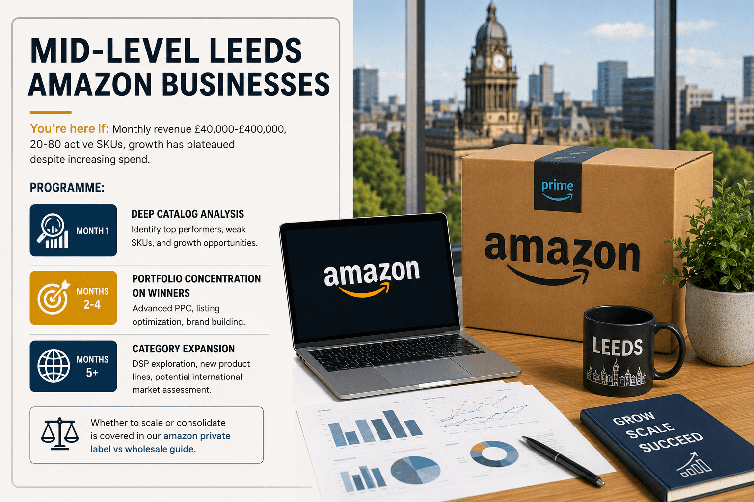 Mid-level Leeds Amazon business strategy