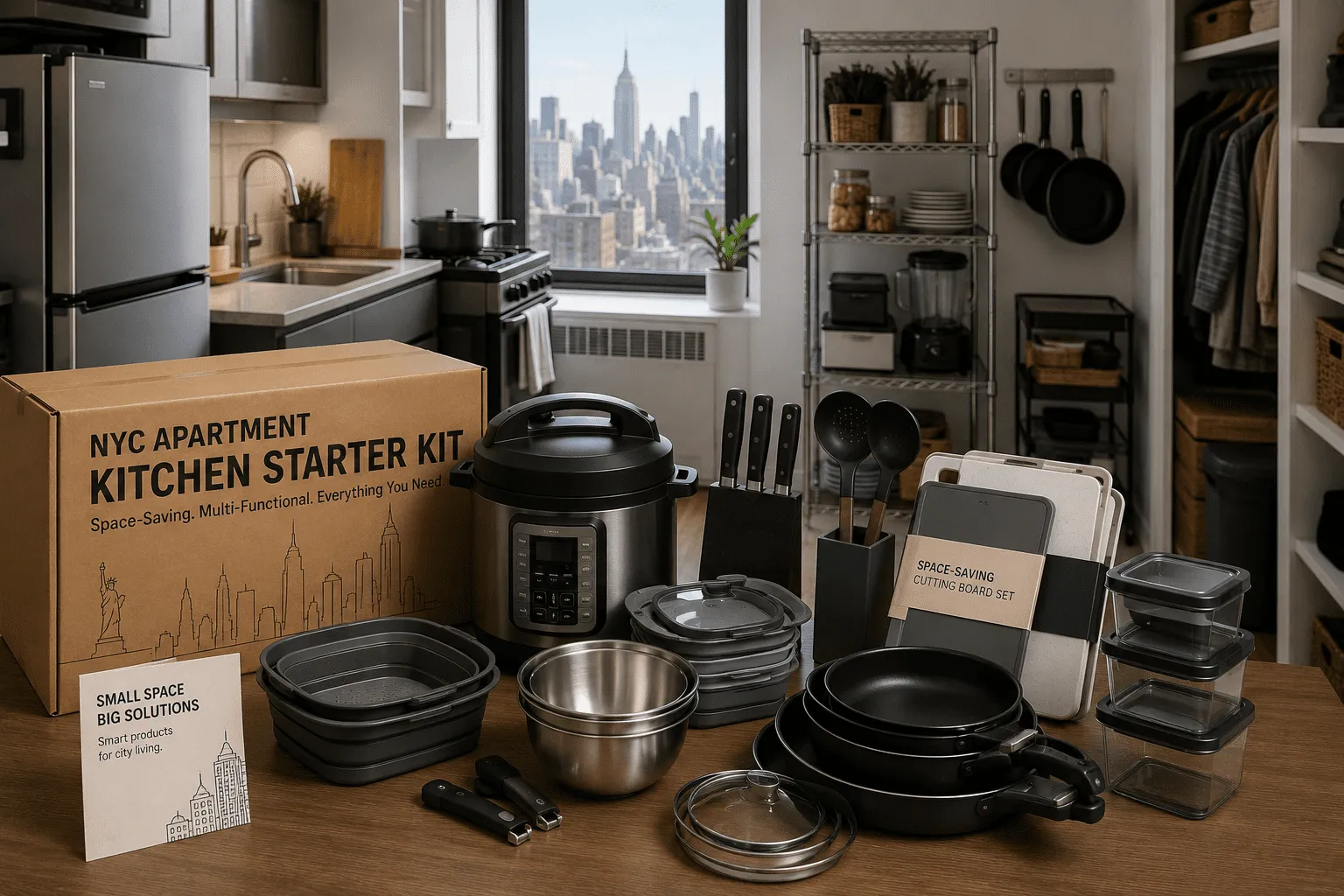 NYC kitchen starter kit setup