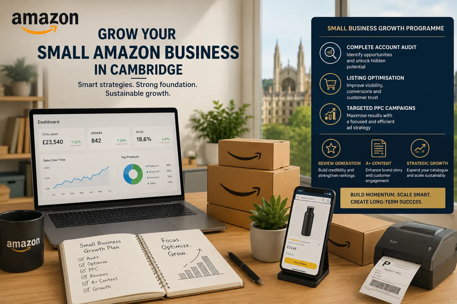 Small Cambridge Amazon Businesses