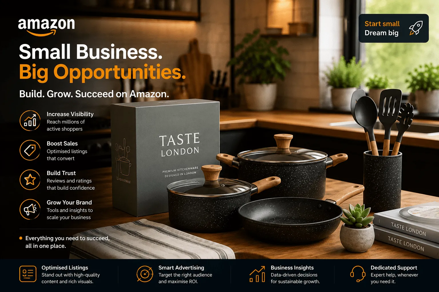 Small business success in the kitchen
