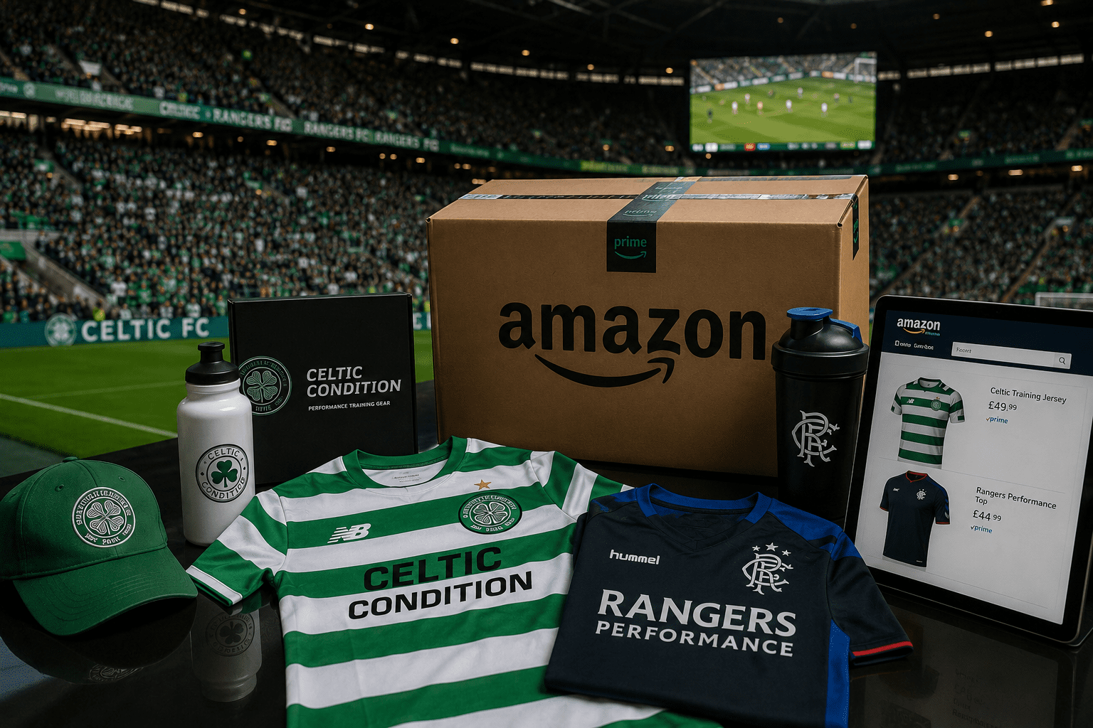 Stadium gear promotional scene