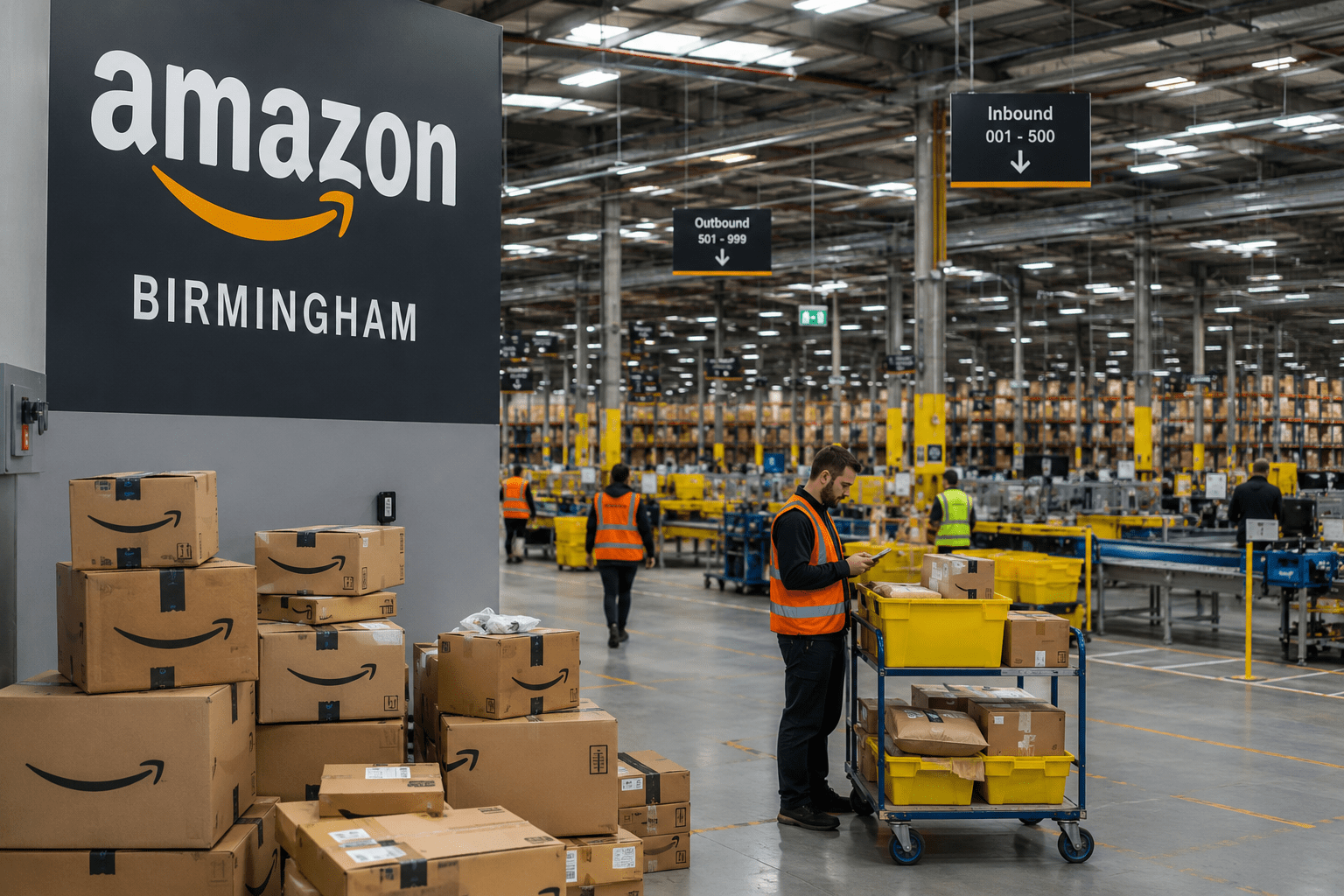Warehouse fulfillment center in Birmingham