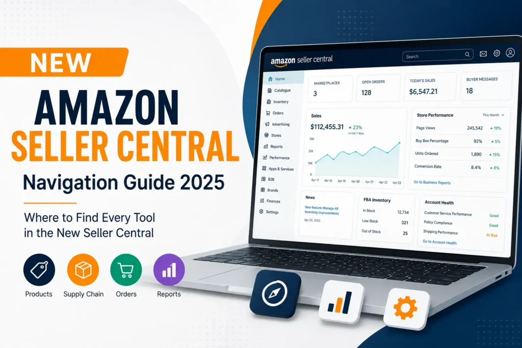 Amazon Seller Central dashboard guide