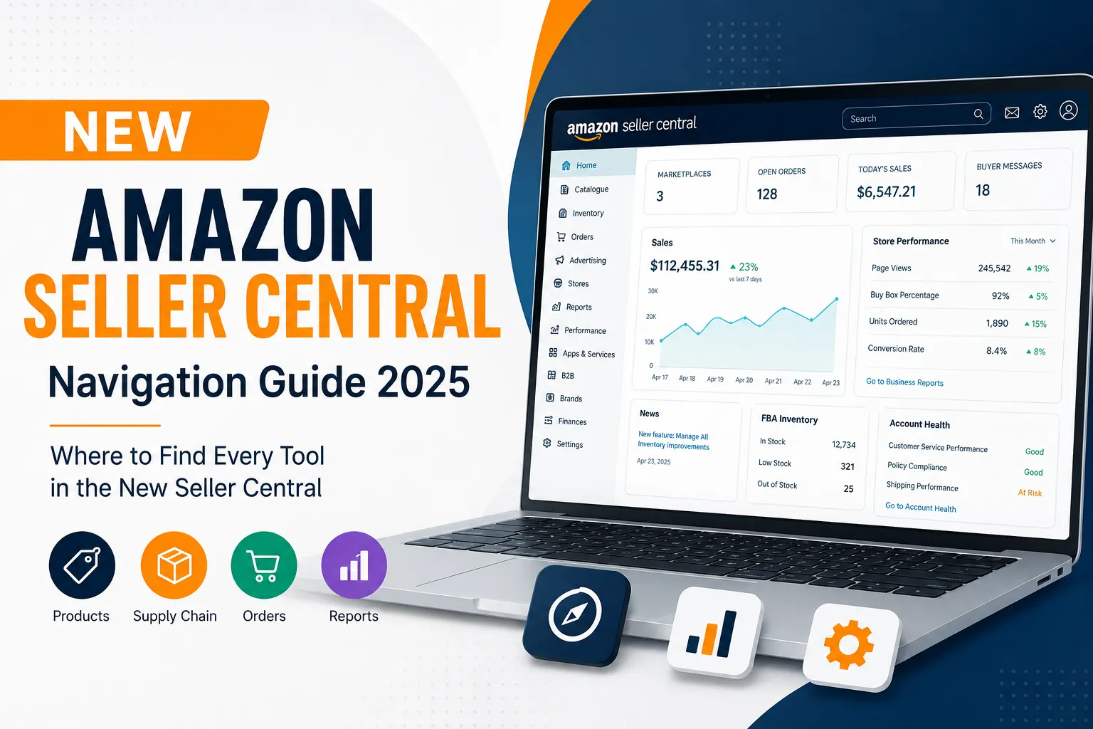 Where to Find Your Tools in the New Amazon Seller Central